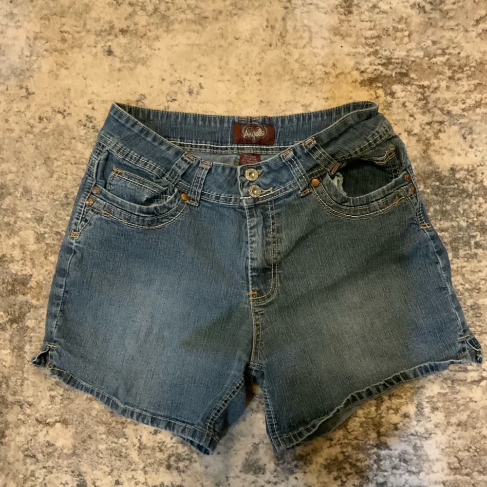 Angels Blue Jean Shorts